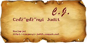 Czégényi Judit névjegykártya